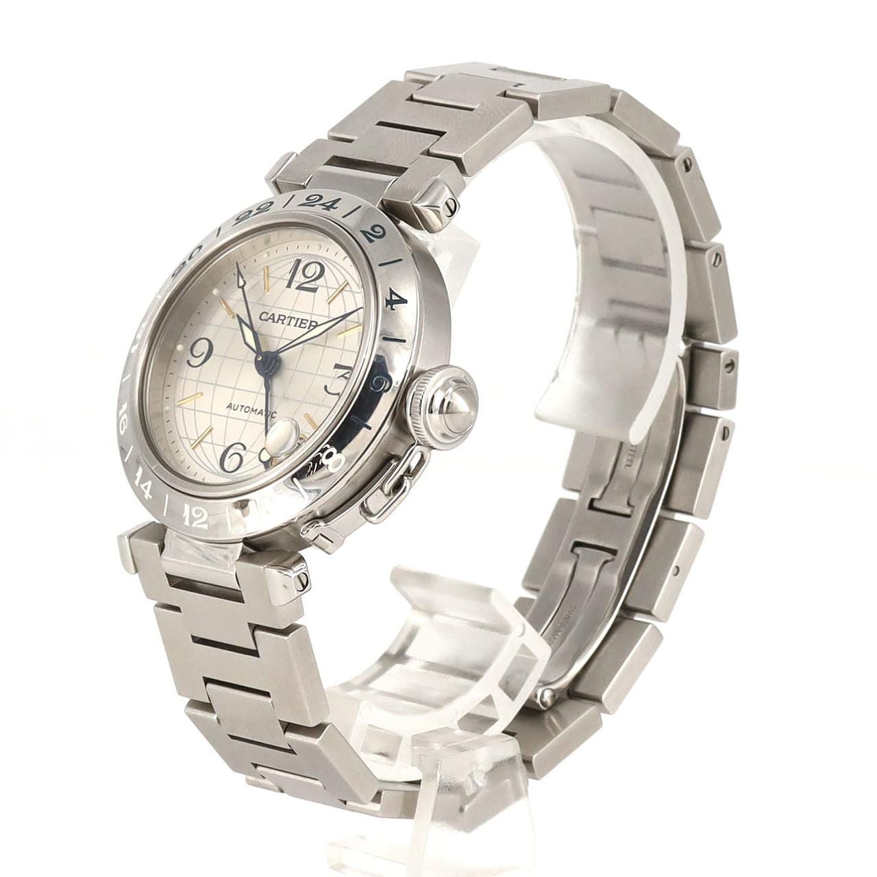 Cartier Pasha C GMT W31029M7 SS自动上弦