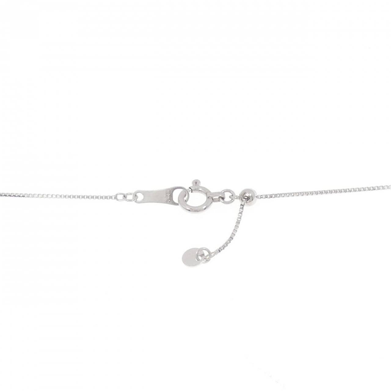 K14WG/K18WG ダイヤモンド ネックレス 0.28CT
