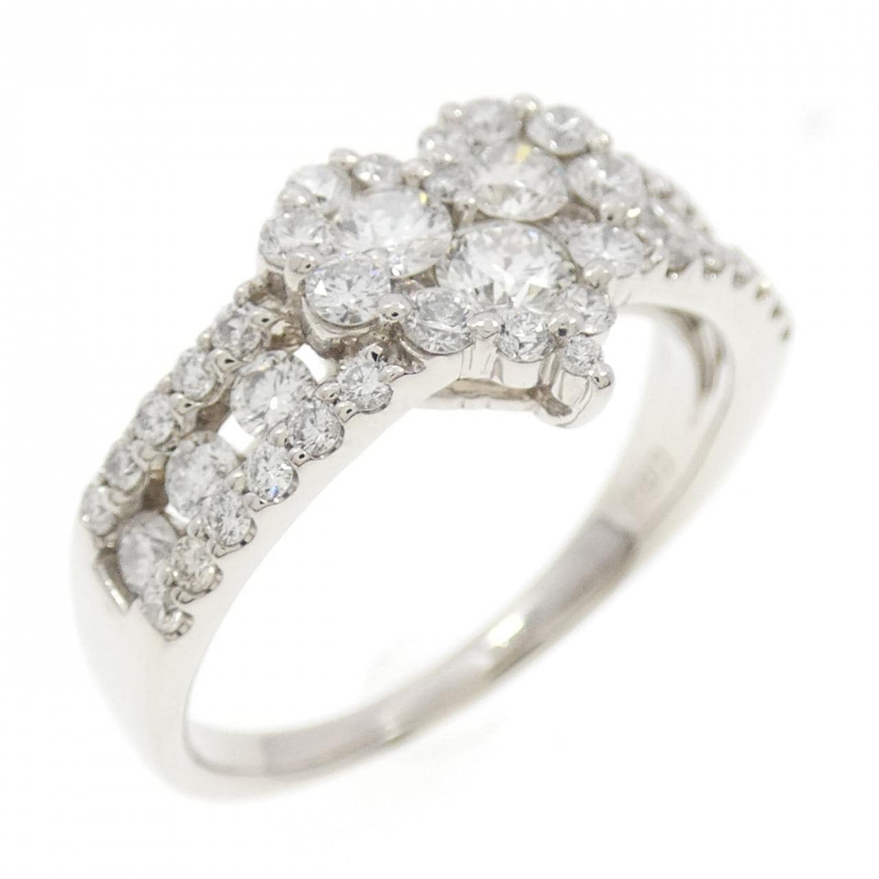 PT900 ハート ダイヤモンド リング 0.90CT