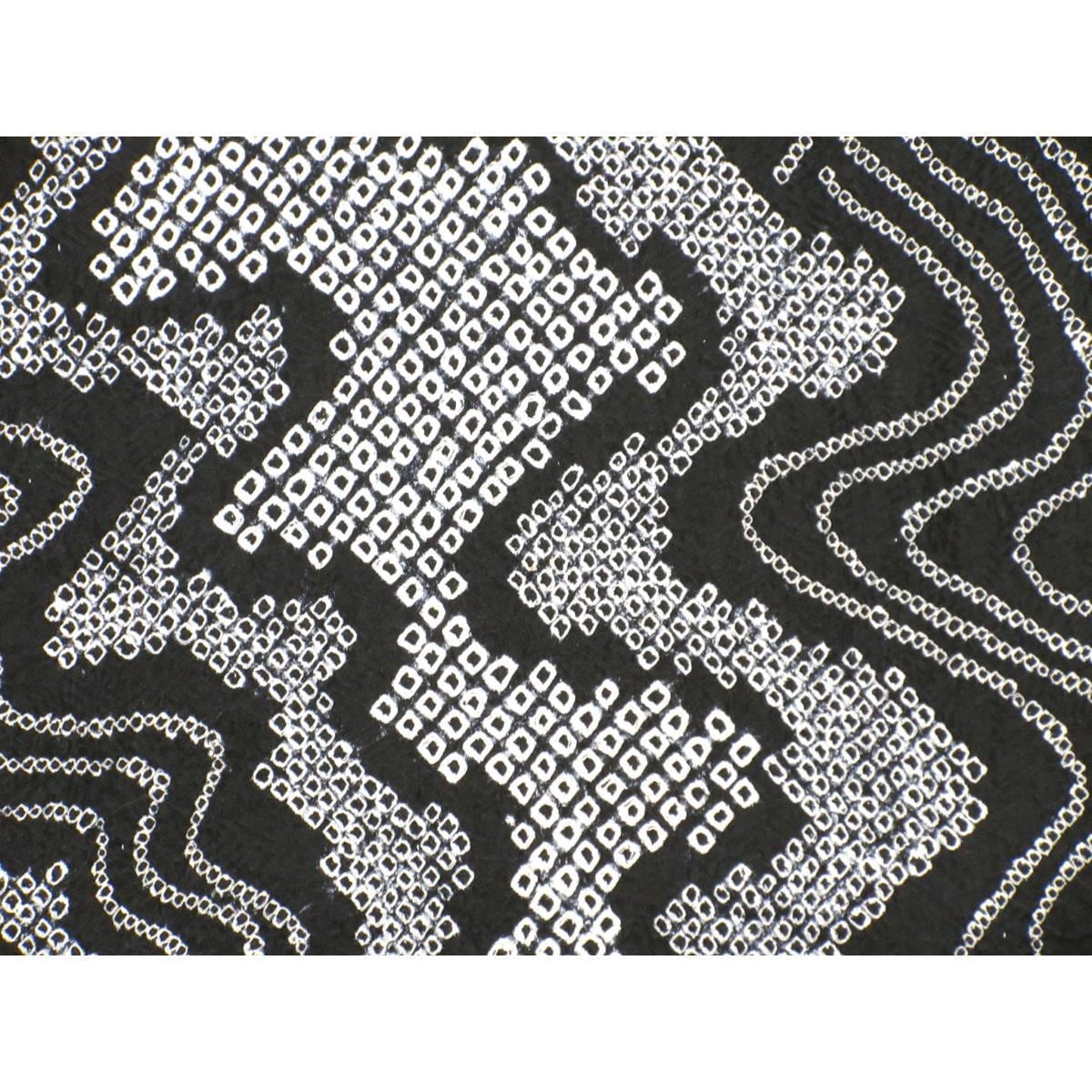 小紋　総絞り　スマート仕立