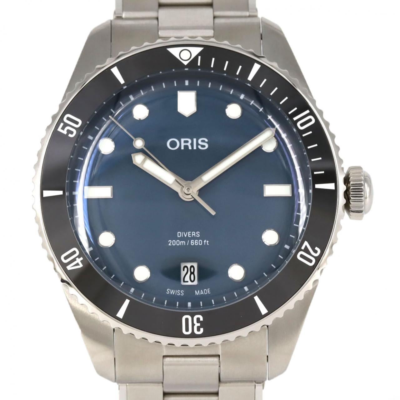 【新品】オリス ダイバース デイト 01 733 7795 4055-Set SS 自動巻