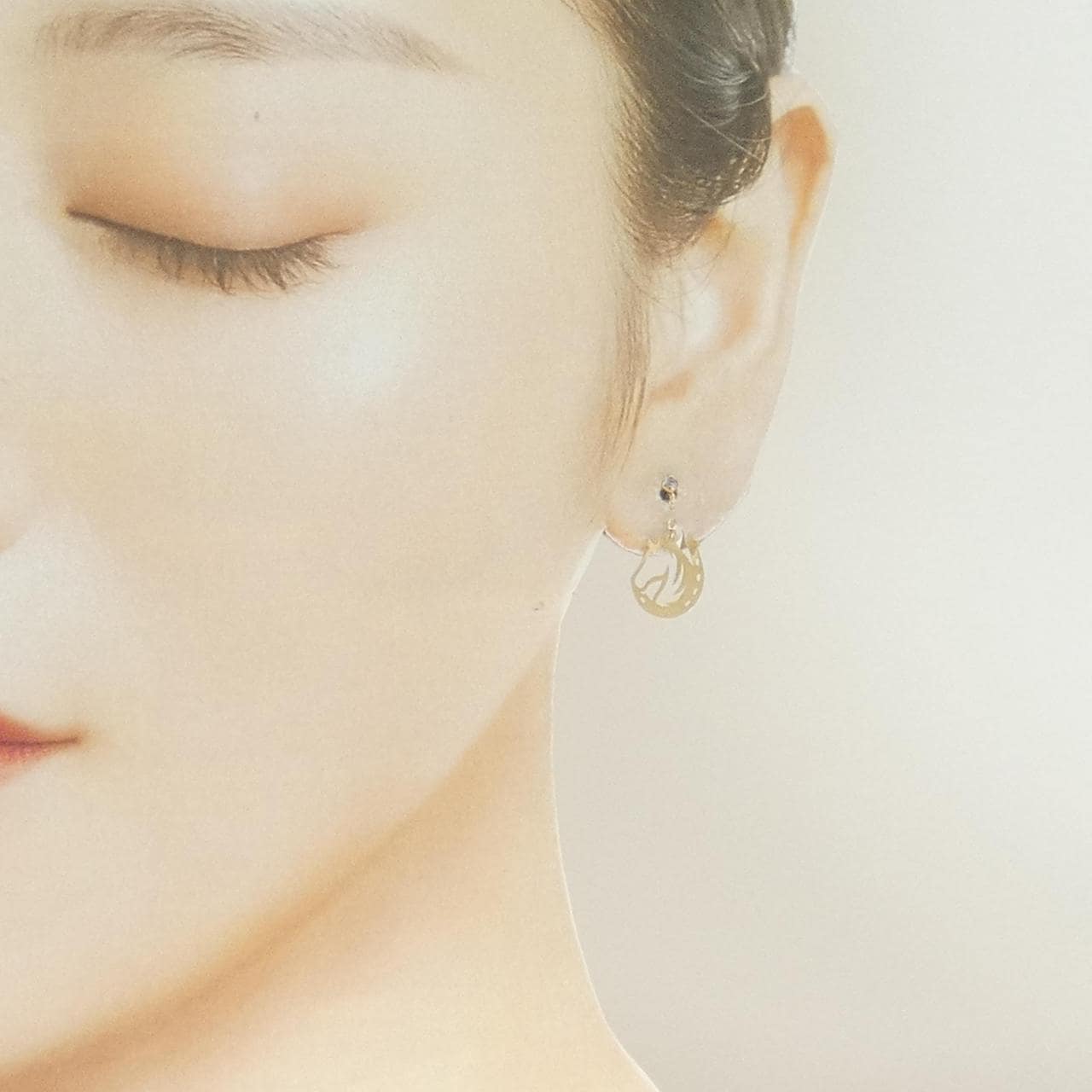 【新品】K10YG タンザナイト ピアス