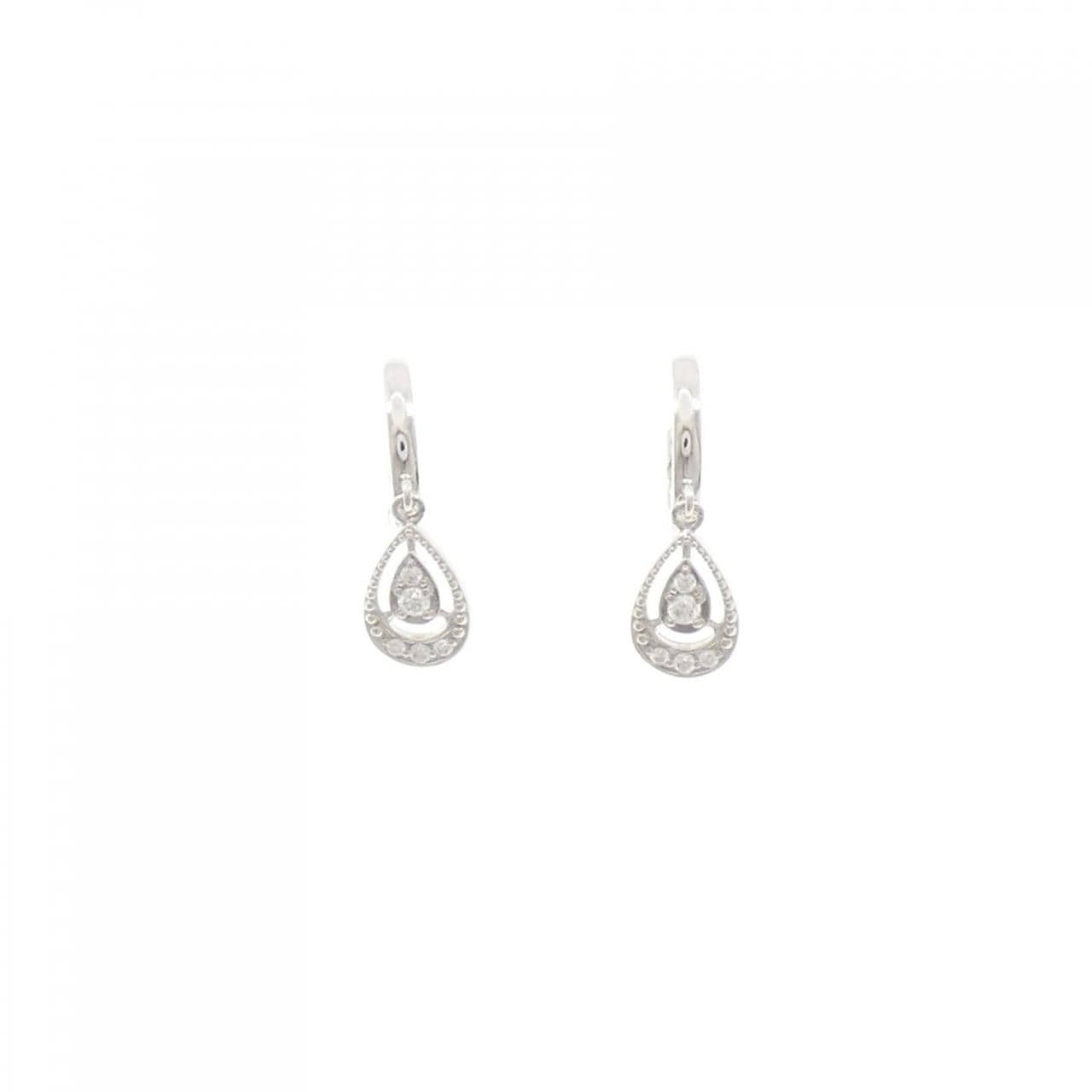 PT900 ダイヤモンド ピアス