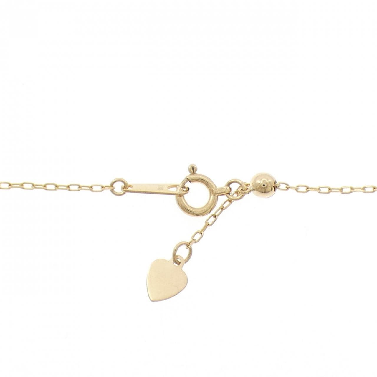 K18YG heart Diamond necklace 0.15CT