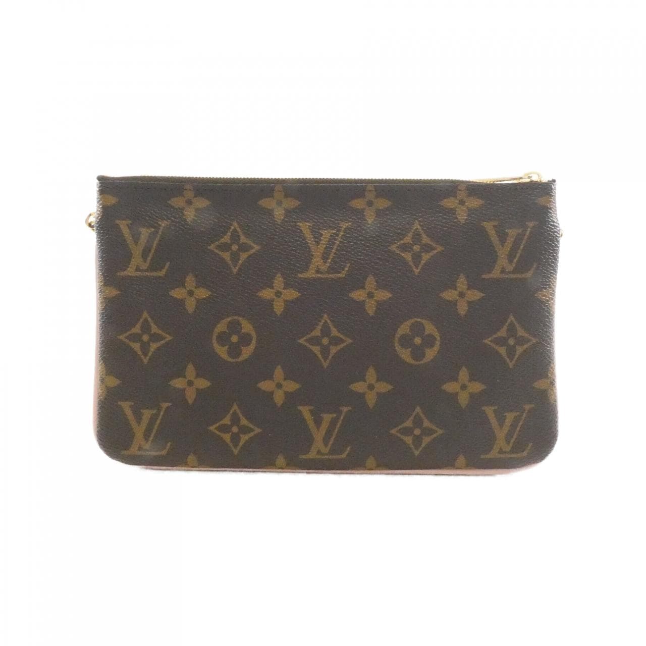 LOUIS VUITTON Monogram (Flower) Pochette Double Zip M63905 Shoulder Bag