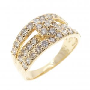 K18YG ダイヤモンド リング 1.00CT