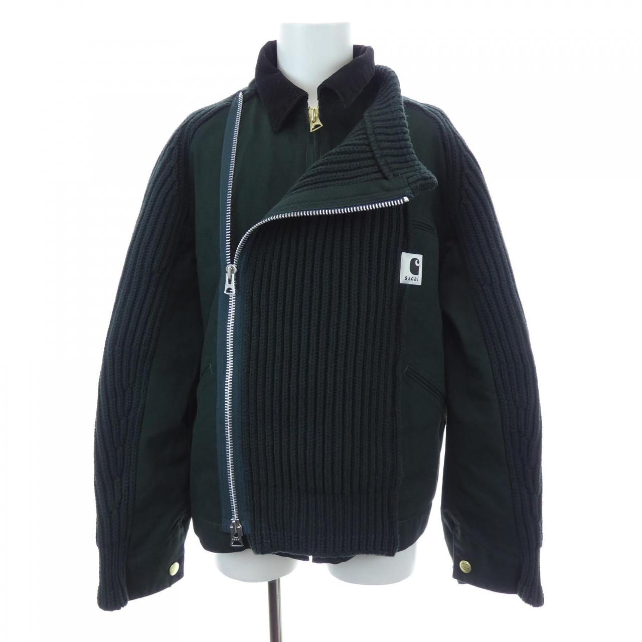 サカイ SACAI Carhartt WIP Washed Duck x Wool Knit 25-03860M ジャケット
