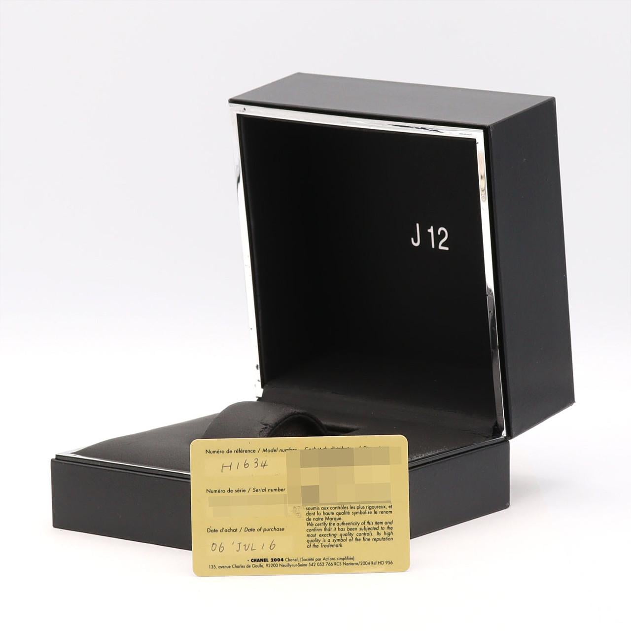 【ノーメンテナンス還元価格】シャネル J12 33mmセラミック･12Pルビー H1634 セラミック クォーツ