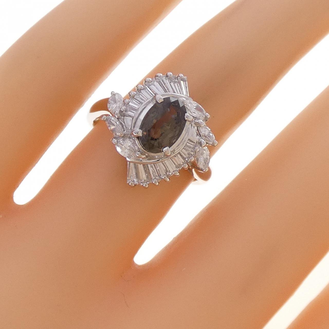 PT900 アレキサンドライト リング 0.77CT