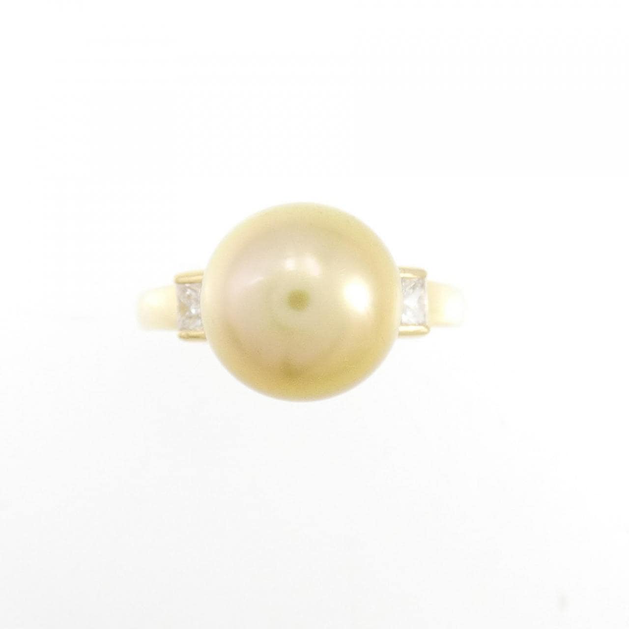 MIKIMOTO White Butterfly Pearl ring 10.4mm