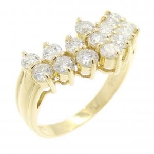 K18YG ダイヤモンド リング 1.06CT