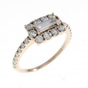 K18PG ダイヤモンド リング 0.144CT