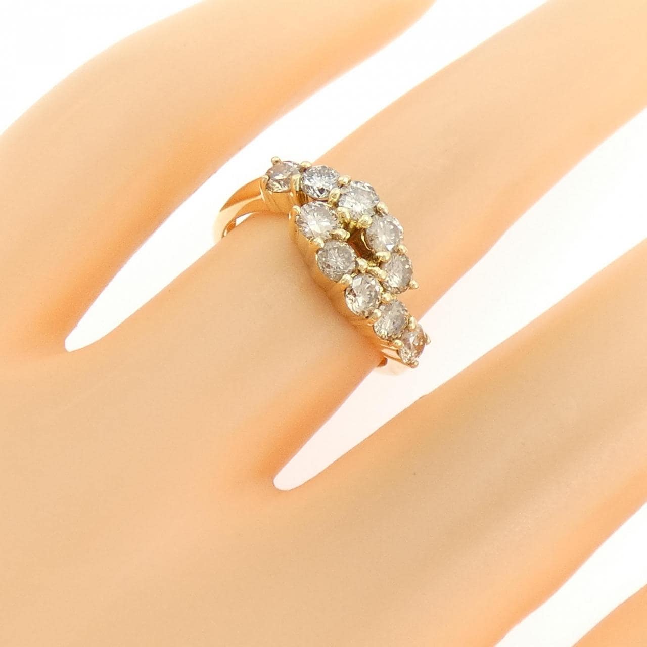 K18YG ダイヤモンド リング 1.00CT