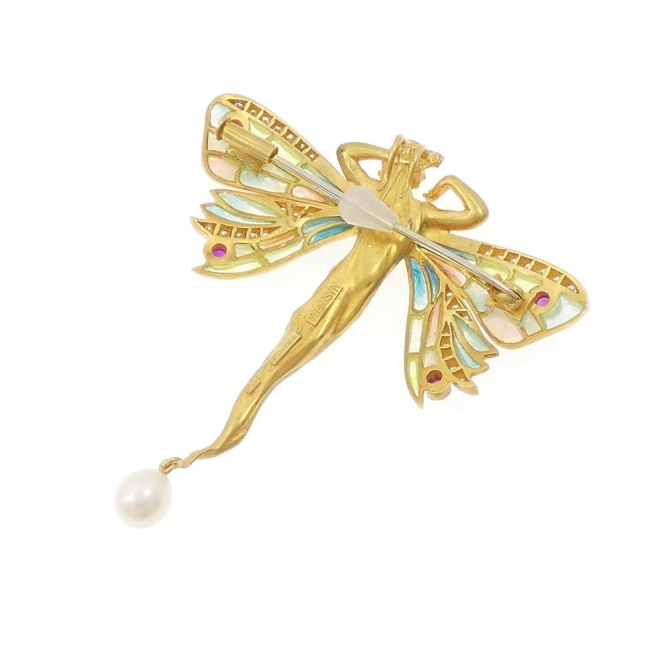 マリエラ カラーストーン ブローチ