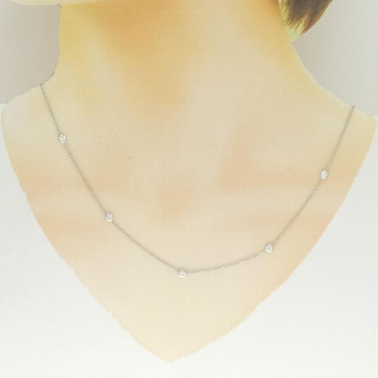 PT900/PT850 ダイヤモンド ネックレス 0.50CT