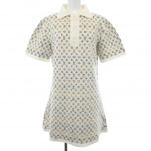 ルイヴィトン LOUIS VUITTON パイソンエフェクトモノグラムジャカード ポロドレス FOKD89217 ワンピース