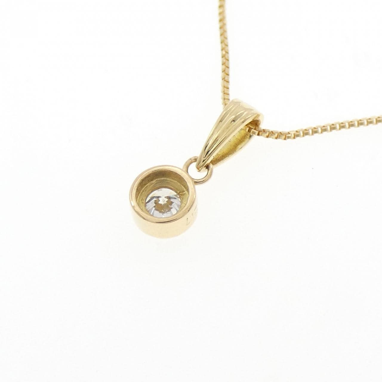 K18YG ダイヤモンド ネックレス 0.217CT