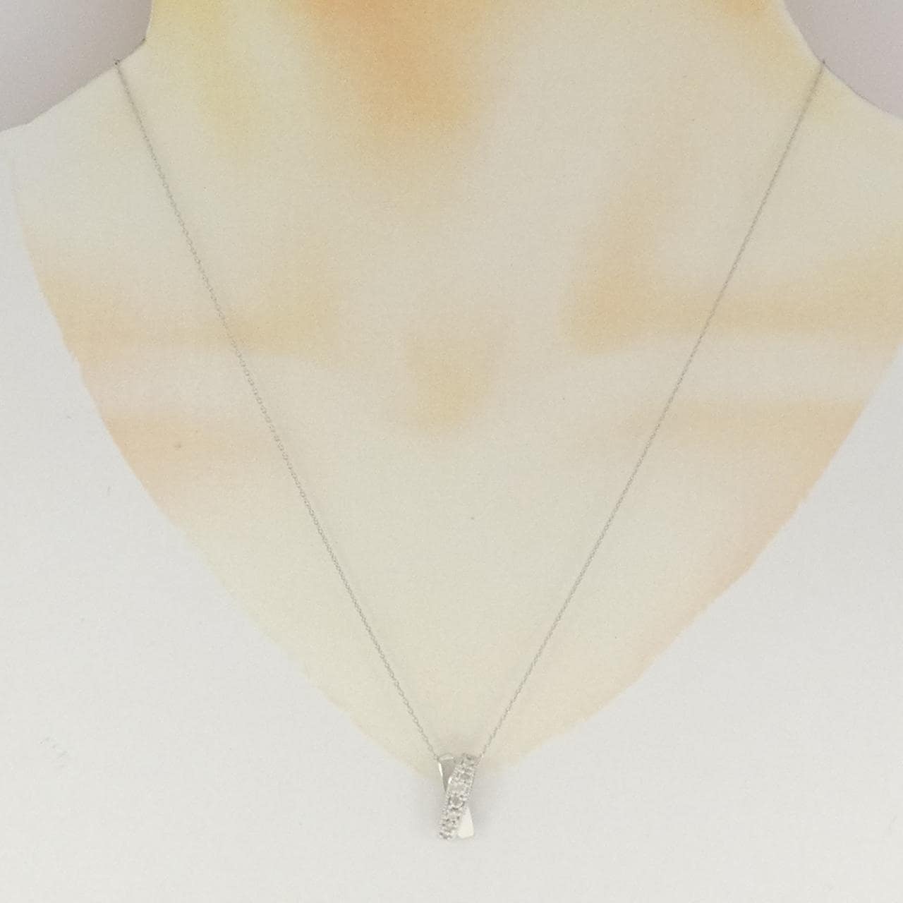 PT900/PT850 ダイヤモンド ネックレス 0.25CT