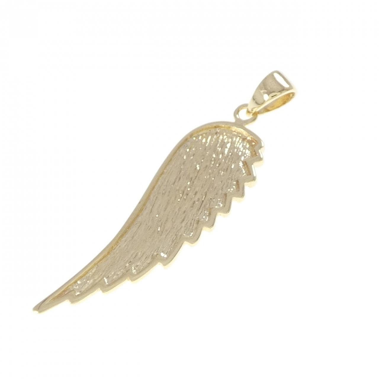 K18YG フェザー ペンダント