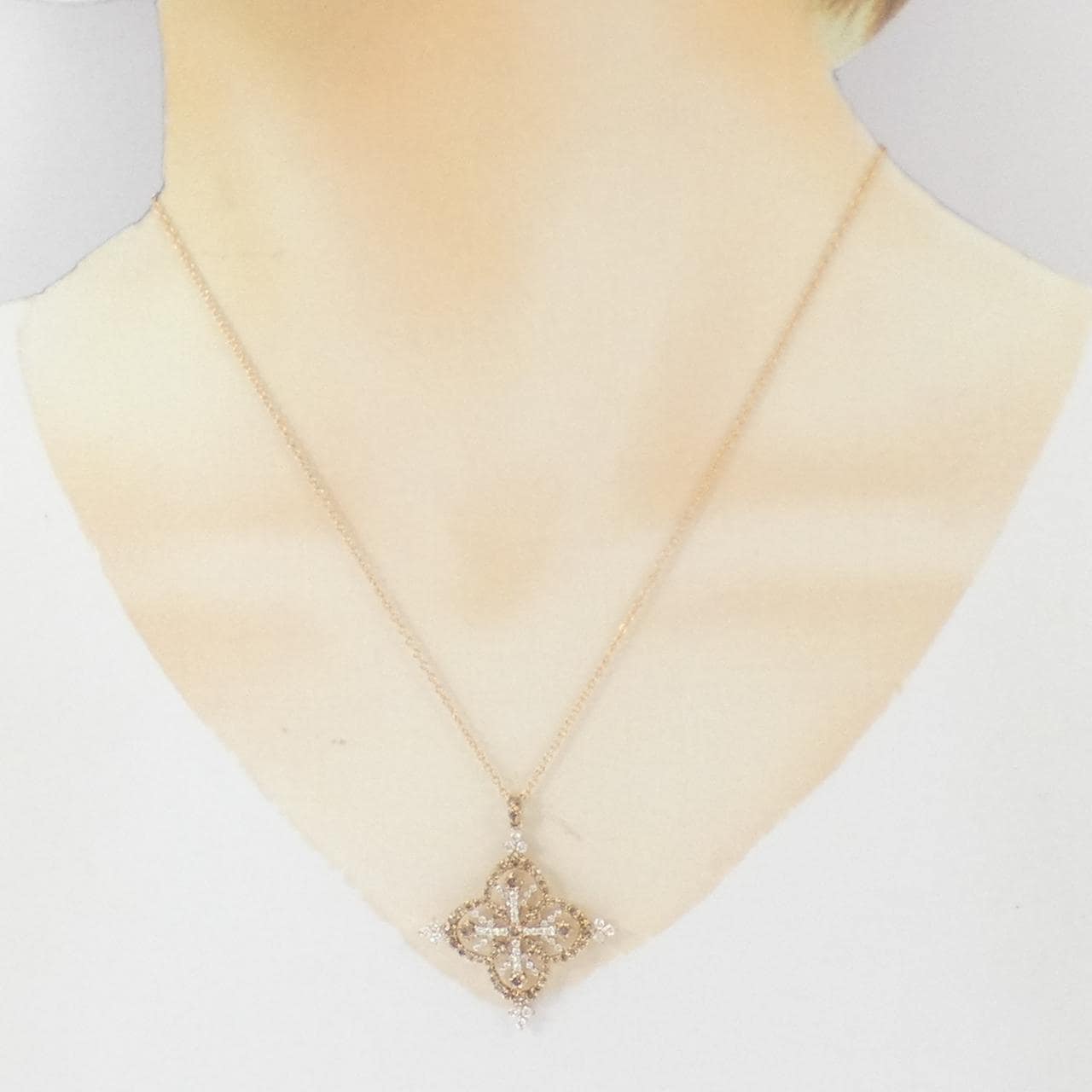 K18PG ダイヤモンド ネックレス 1.00CT