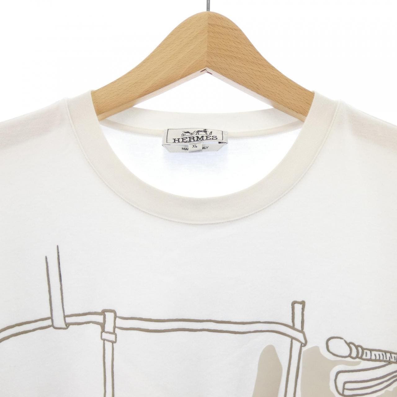 エルメス HERMES アルネ アン グアッシュ3D HARNAIS EN GOUACHE 3D 467930HA Tシャツ