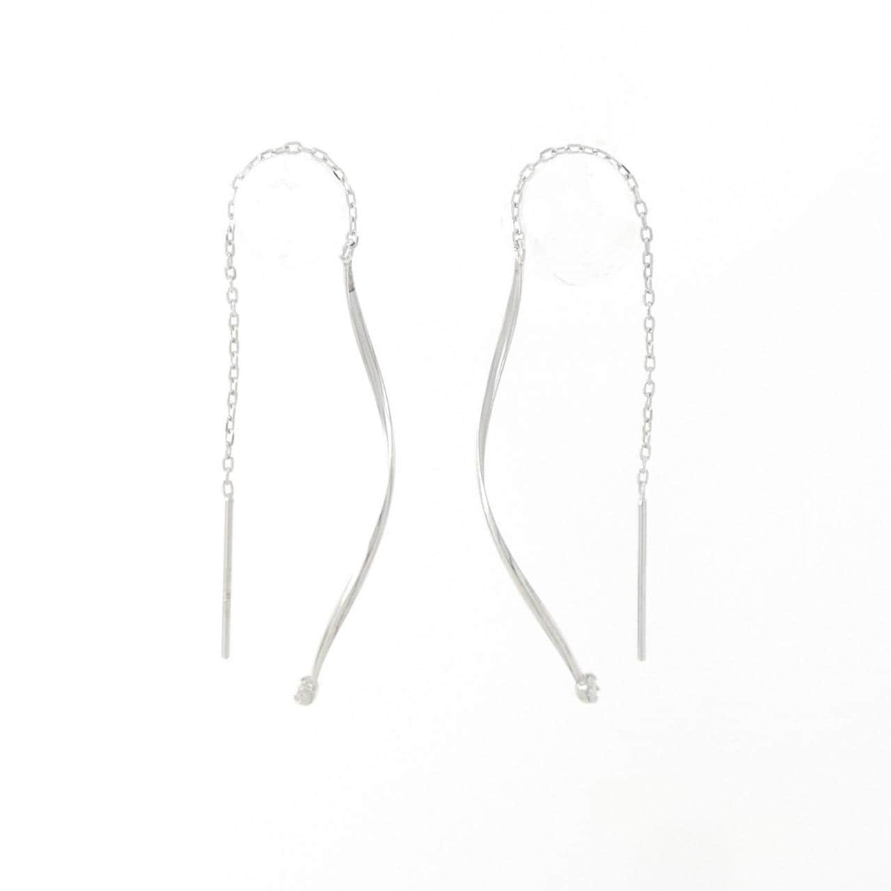PT ダイヤモンド ピアス 0.04CT