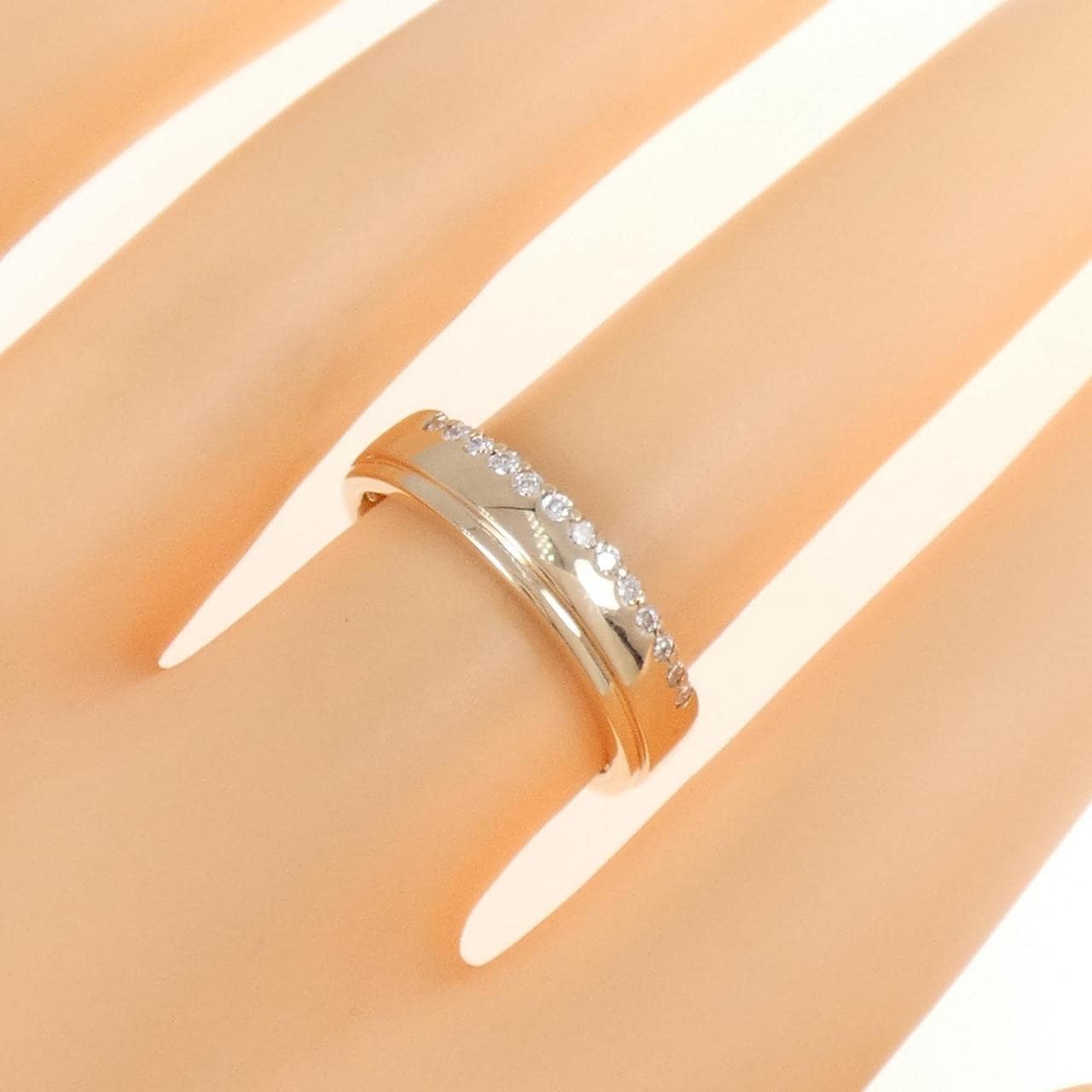 K18PG ダイヤモンド リング 0.20CT