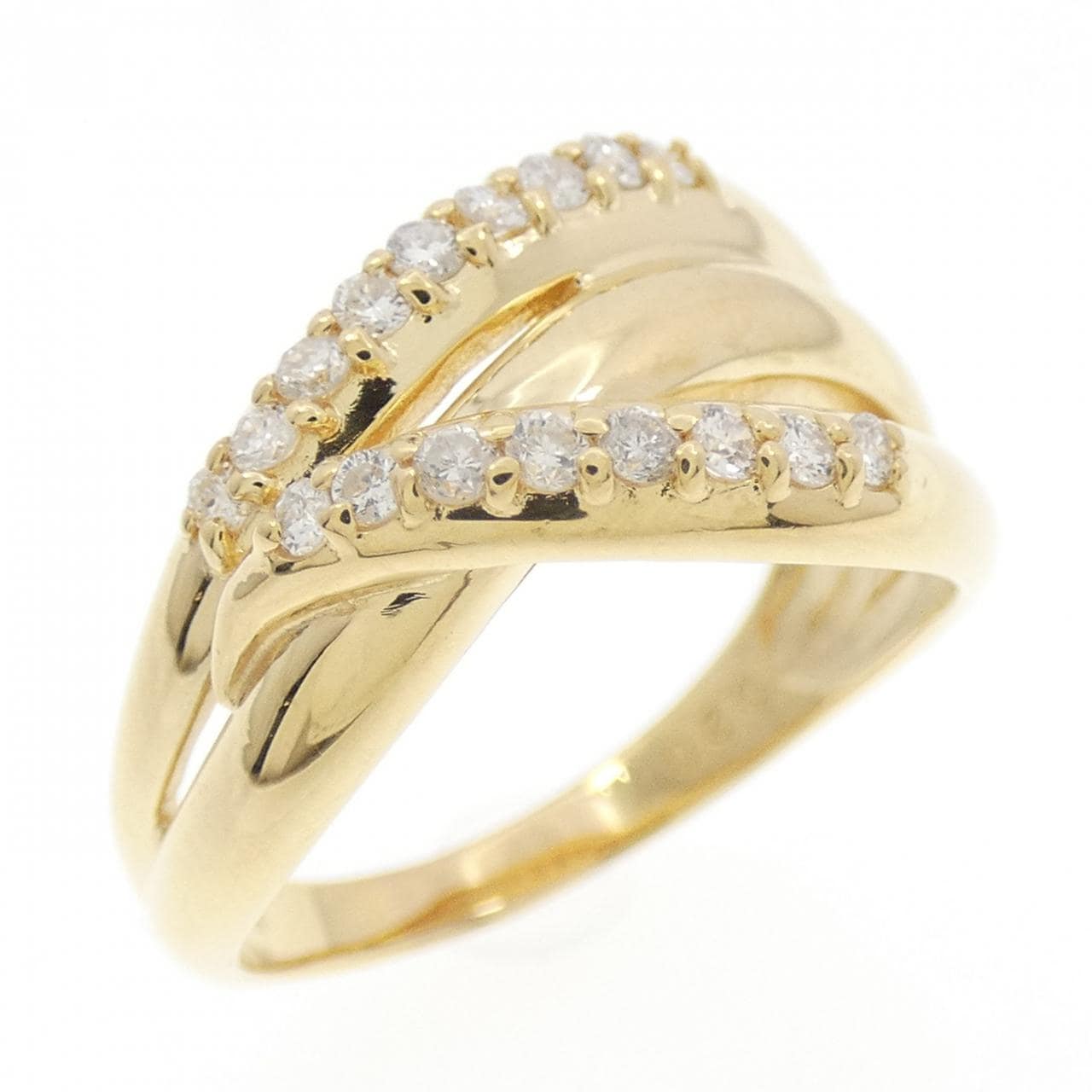 K18YG ダイヤモンド リング 0.20CT