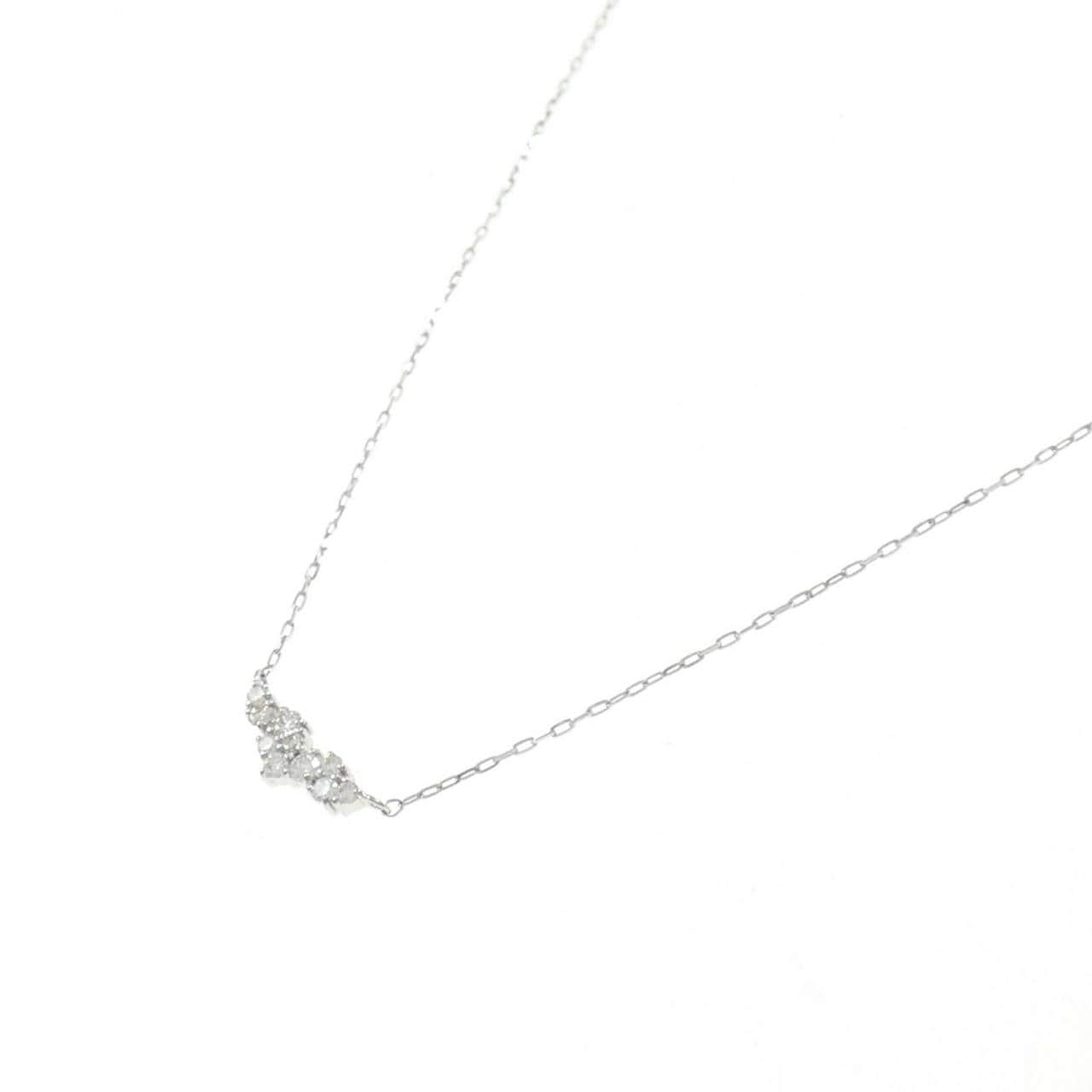 [BRAND NEW] PT Diamond Necklace 0.10CT