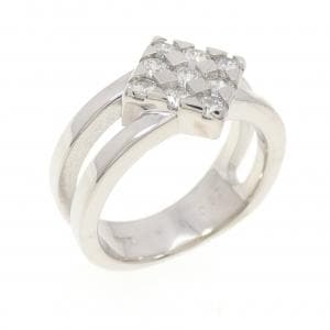 K18WG ダイヤモンド リング 0.50CT
