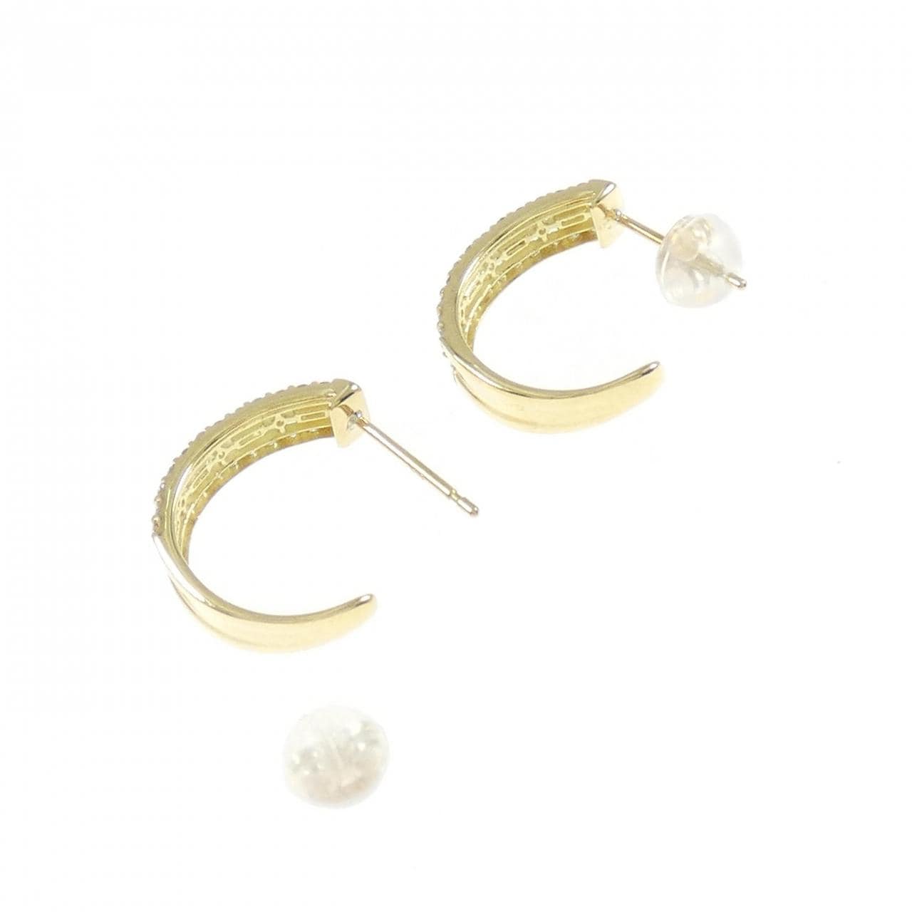 [新品] K18YG鑽石耳環 0.40CT