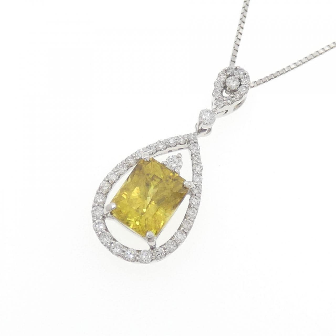 PT900/PT850 スフェーン ネックレス 2.15CT