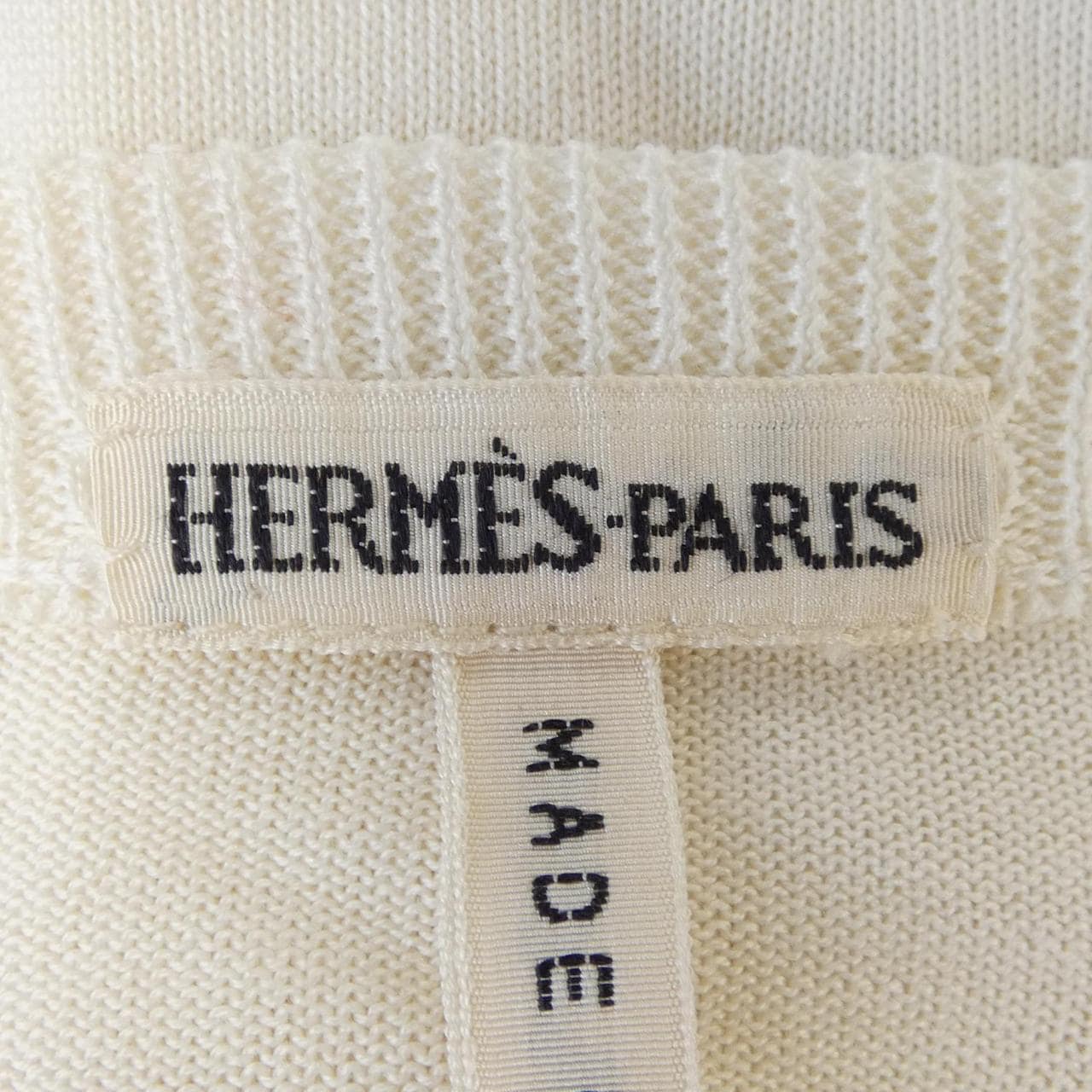 【ヴィンテージ】エルメス HERMES CAVALORIE FRANCAISE ツイルレーヌ. カーディガン