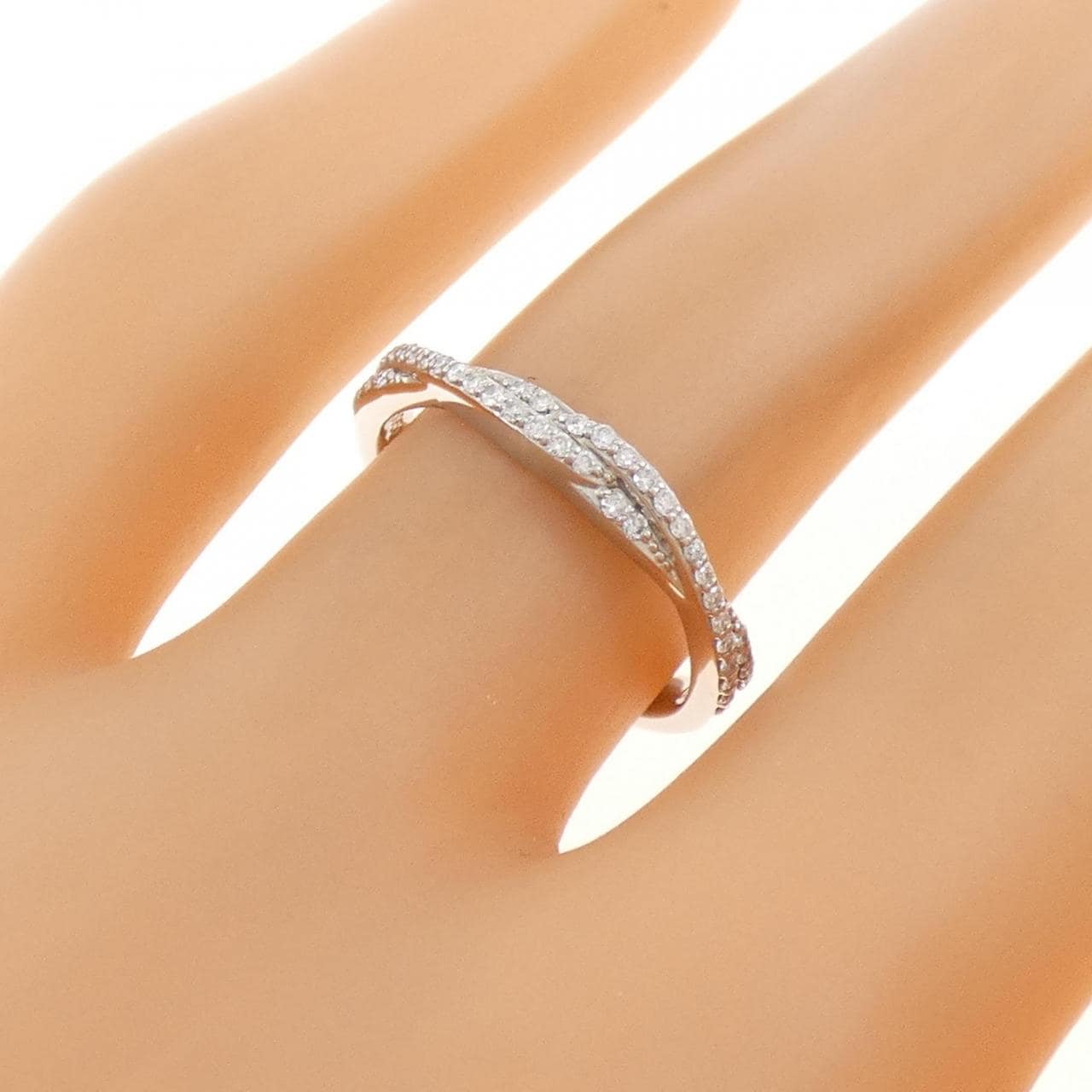 PT950 ダイヤモンド リング 0.14CT