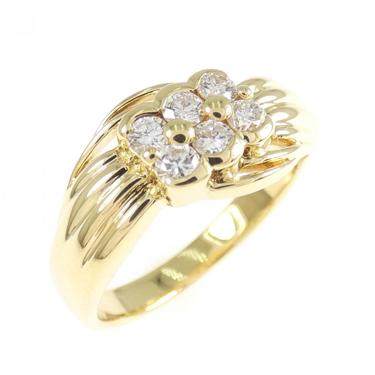 K18YG ダイヤモンド リング 0.30CT