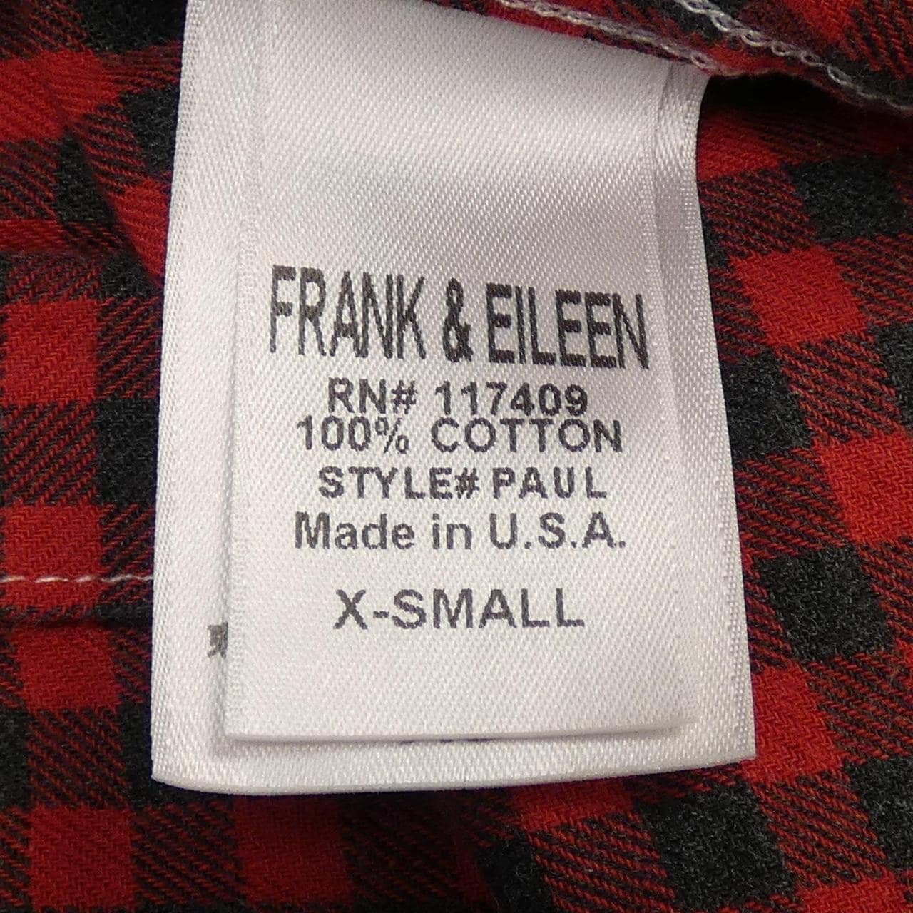 Frank and Irene FRANK&EILEEN shirt