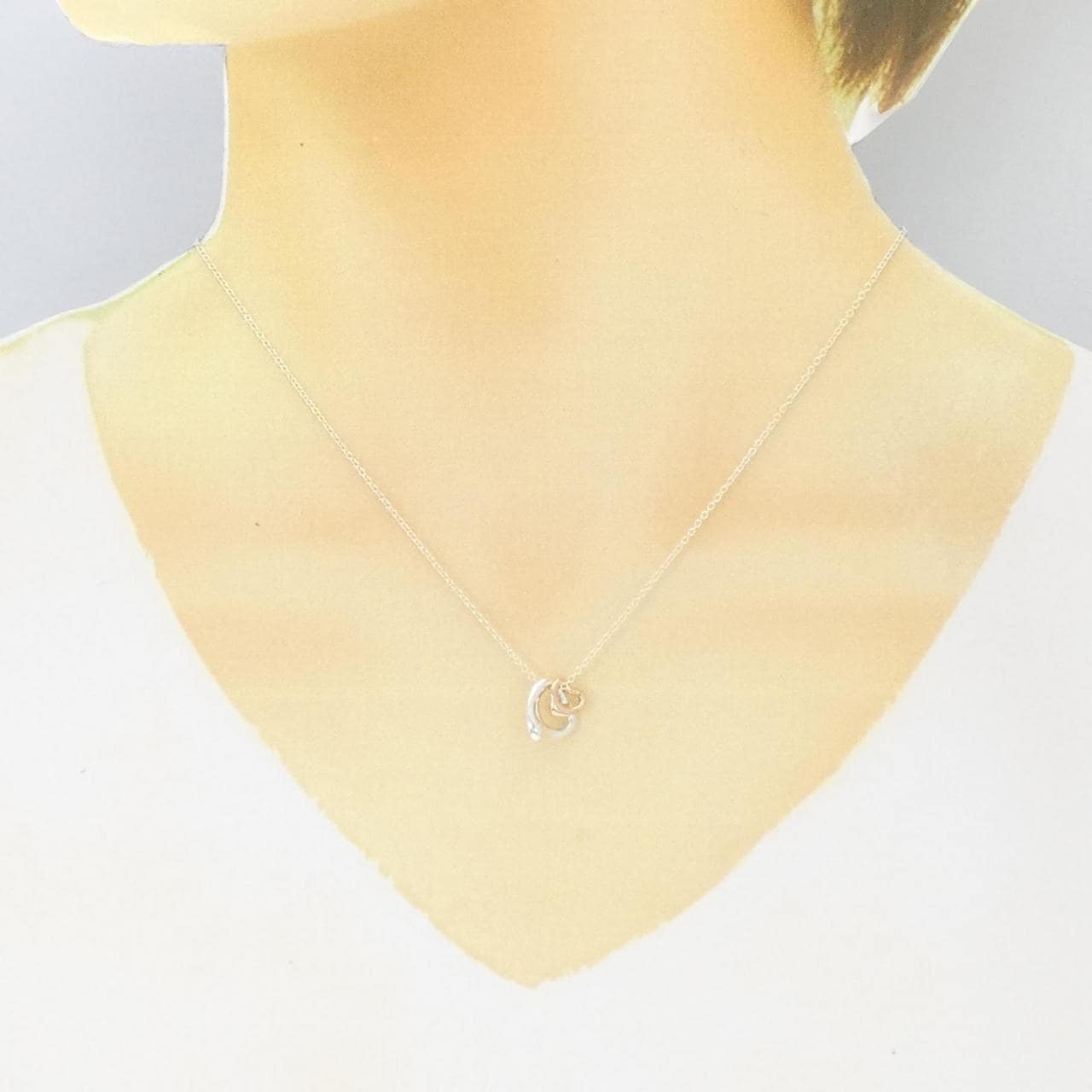 TIFFANY Open Heart Extra Mini Necklace