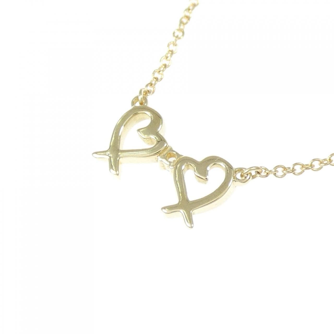 TIFFANY Double Loving Heart Necklace