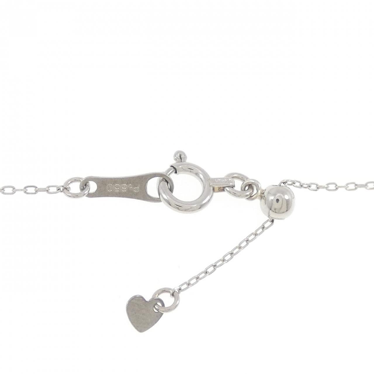 PT950/PT850 バタフライ ダイヤモンド ネックレス 0.52CT