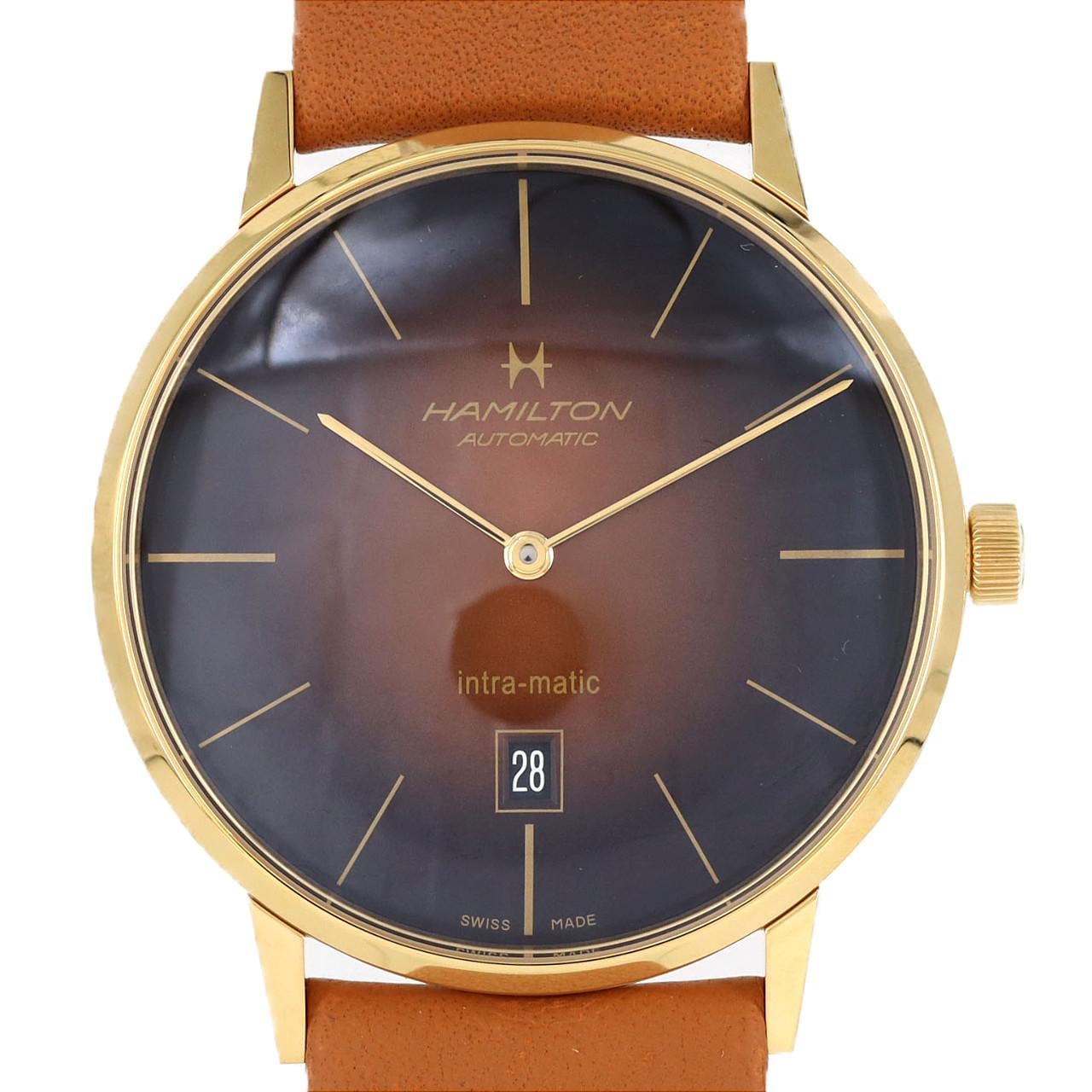 [BRAND NEW] HAMILTON Intra-Matic PVD H387351/H38735501 GP Automatic