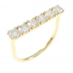 【新品】K18YG ダイヤモンド リング 0.85CT