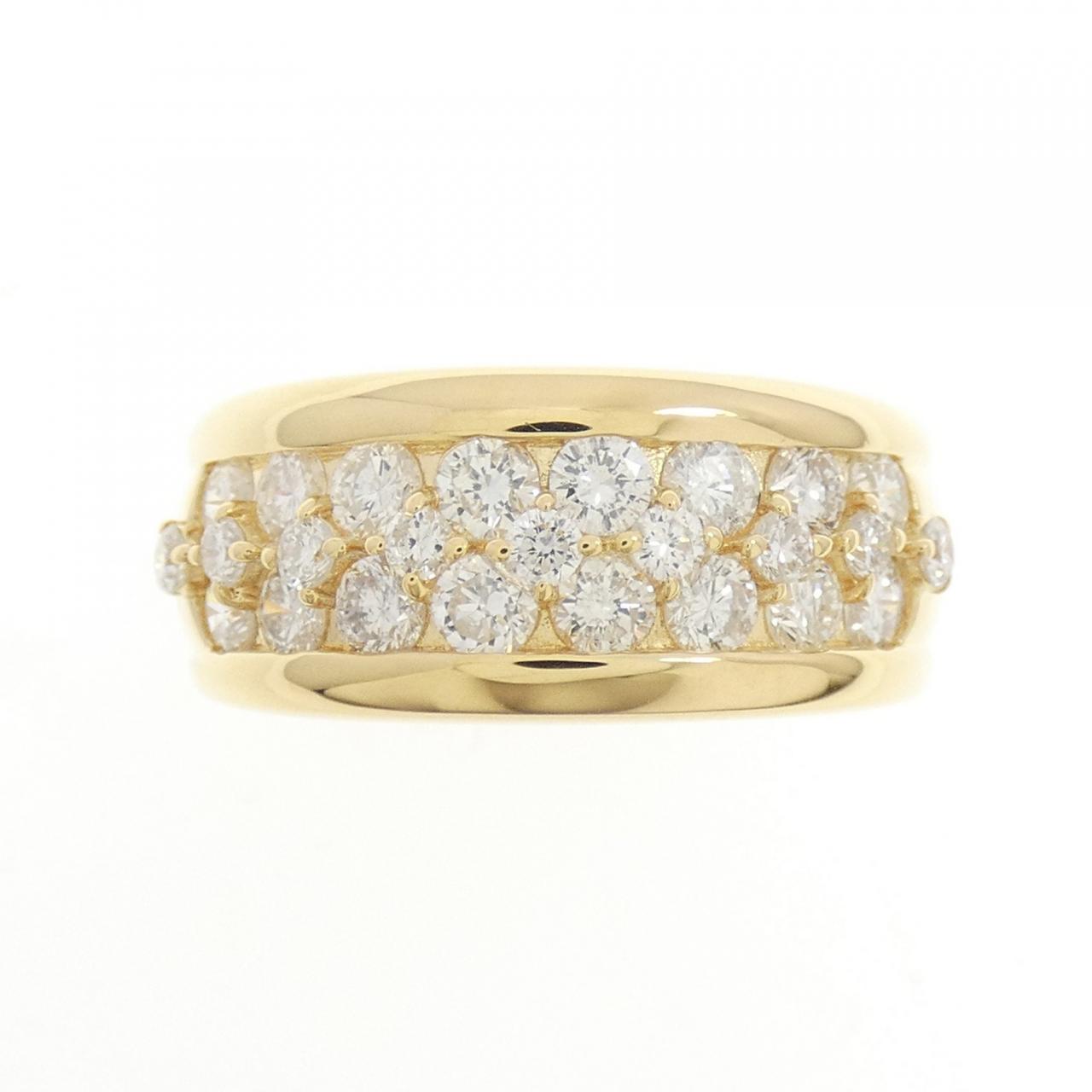 K18YG ダイヤモンド リング 1.10CT