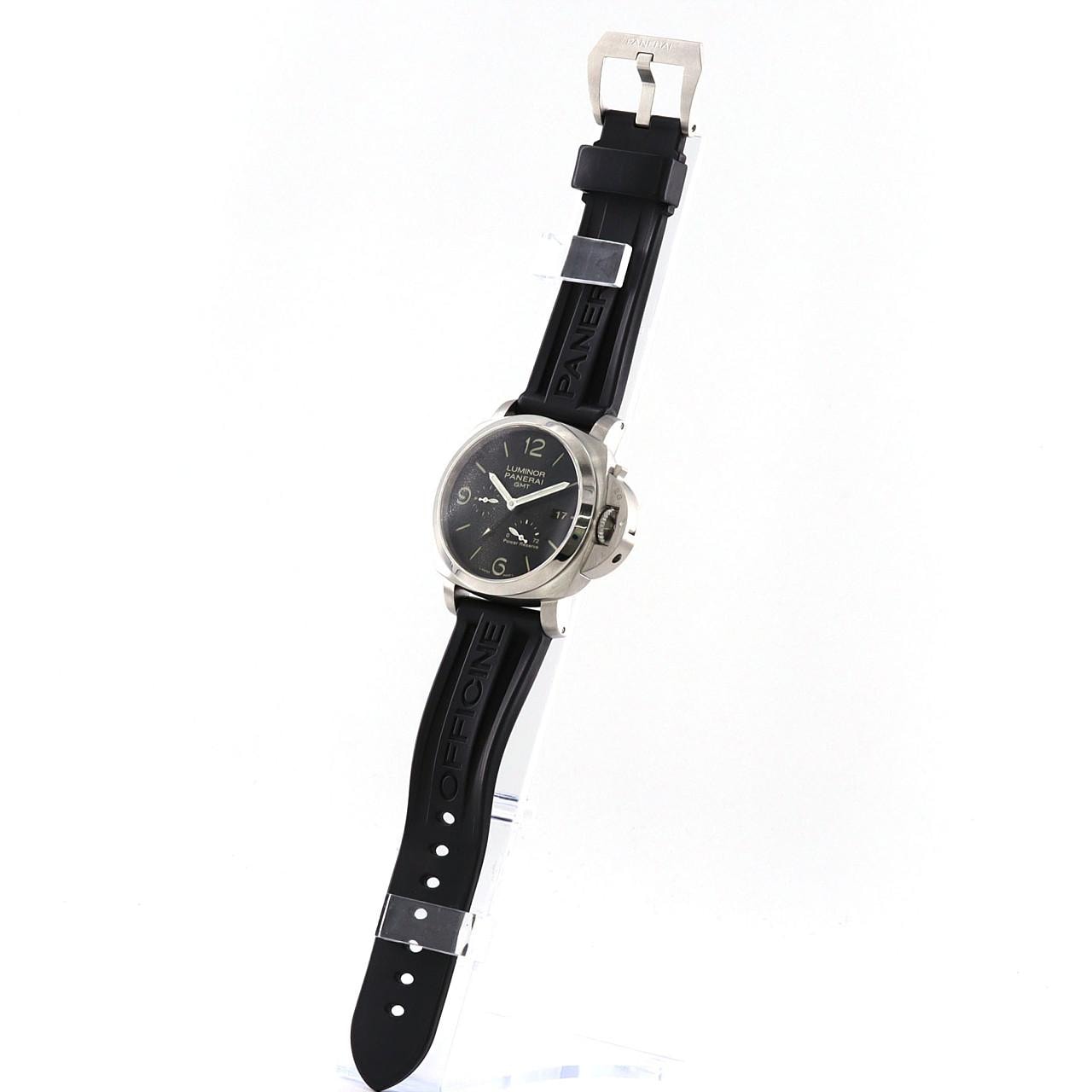 【ノーメンテナンス還元価格】パネライ ルミノール1950 3DAYS GMTパワーリザーブ PAM00321 SS 自動巻