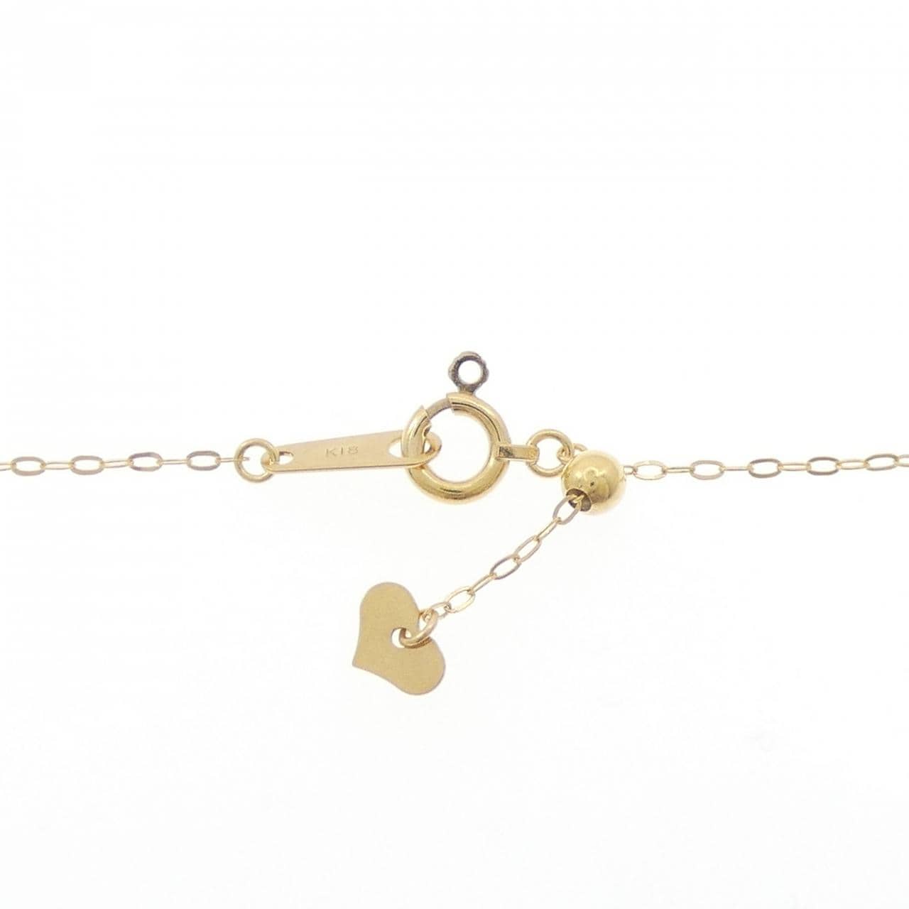 K18YG ダイヤモンド ネックレス 0.10CT