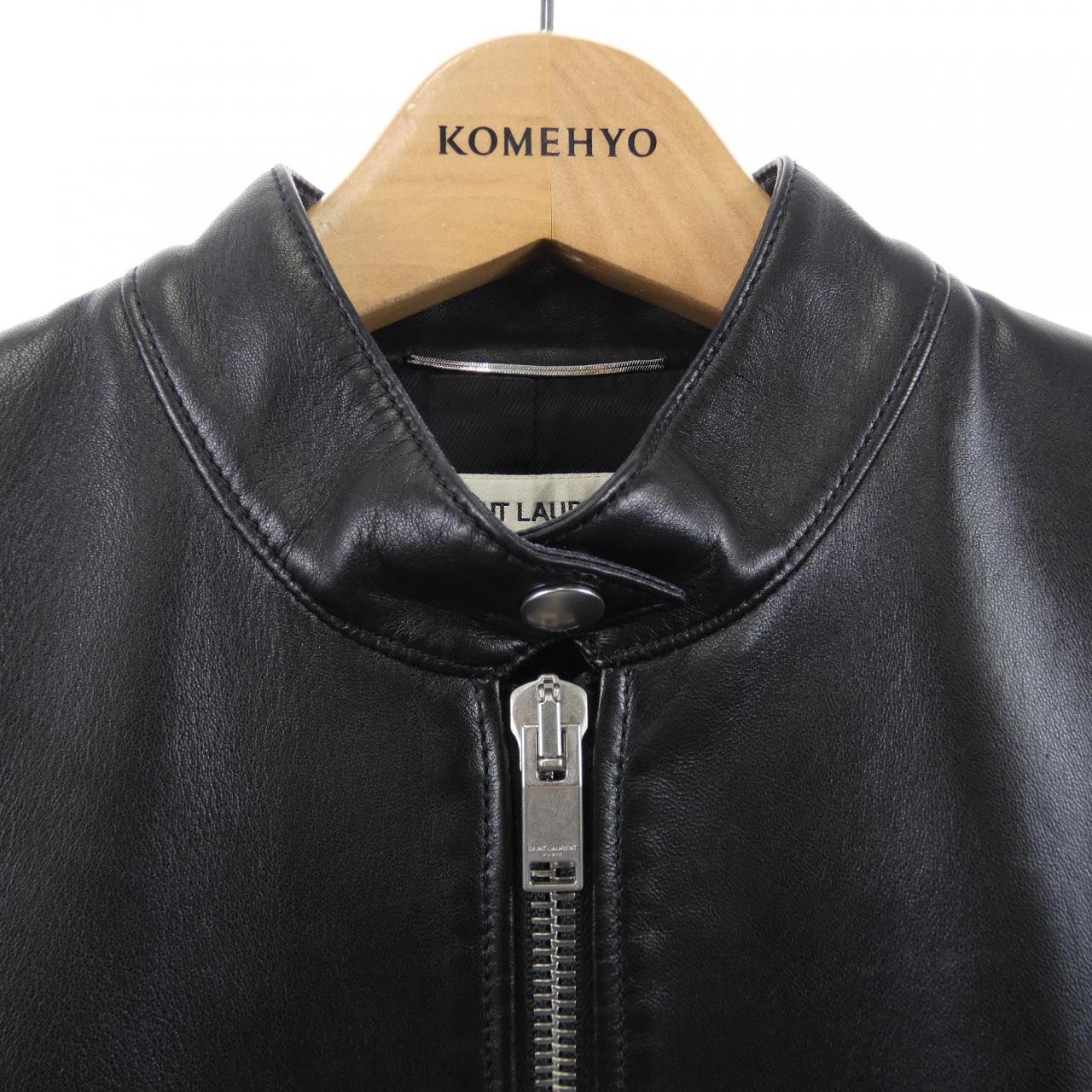 サンローラン SAINT LAURENT 362239 Y5YA1 レザーライダースジャケット