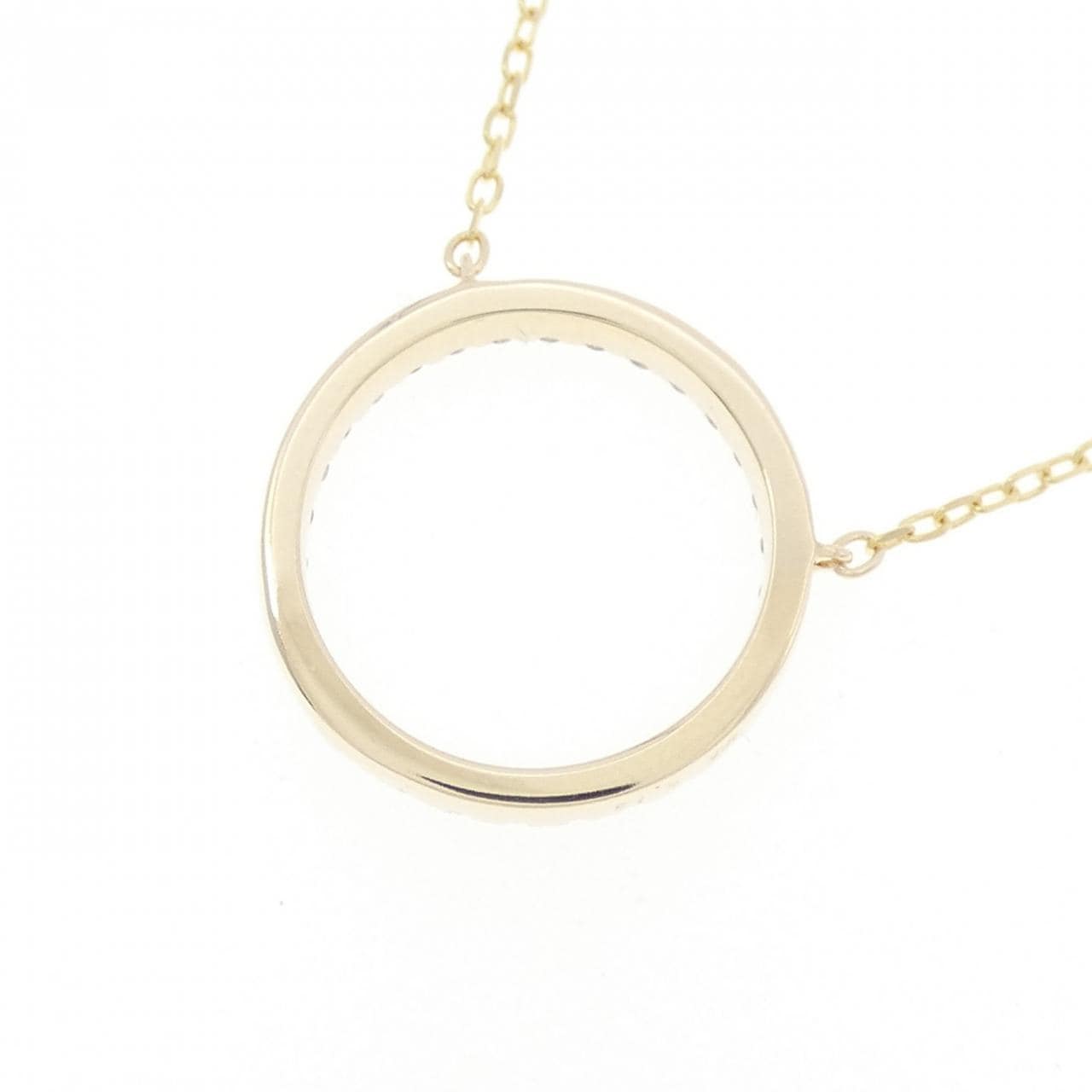 K10YG ダイヤモンド ネックレス 0.18CT