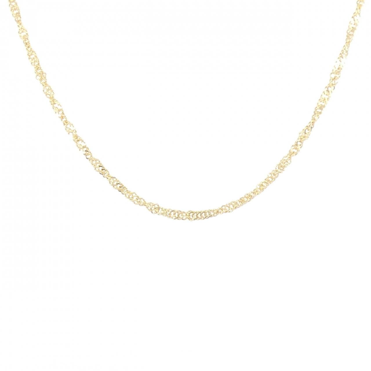 K18YG chain necklace