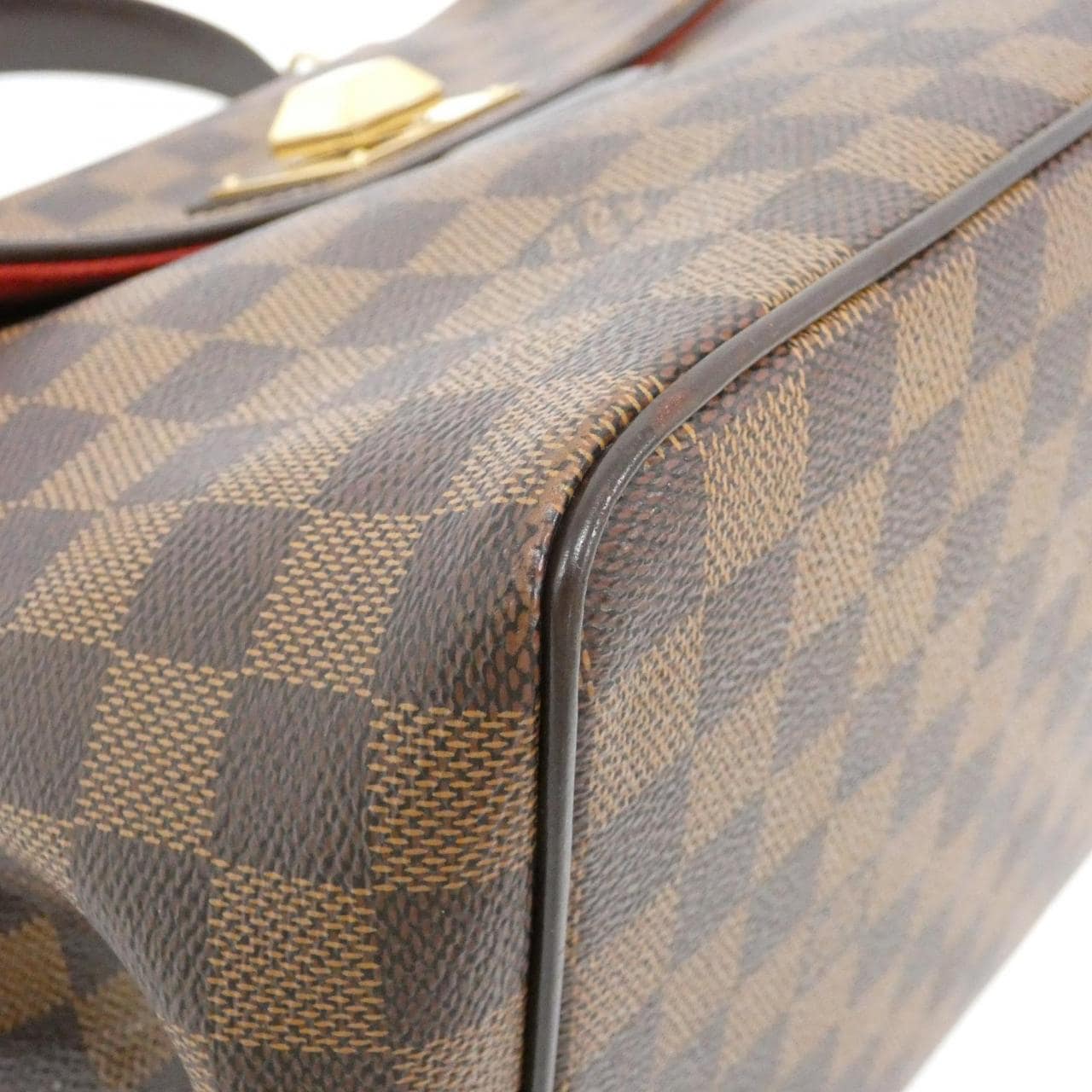 LOUIS VUITTON Damier Bergamo MM N41168 Bag