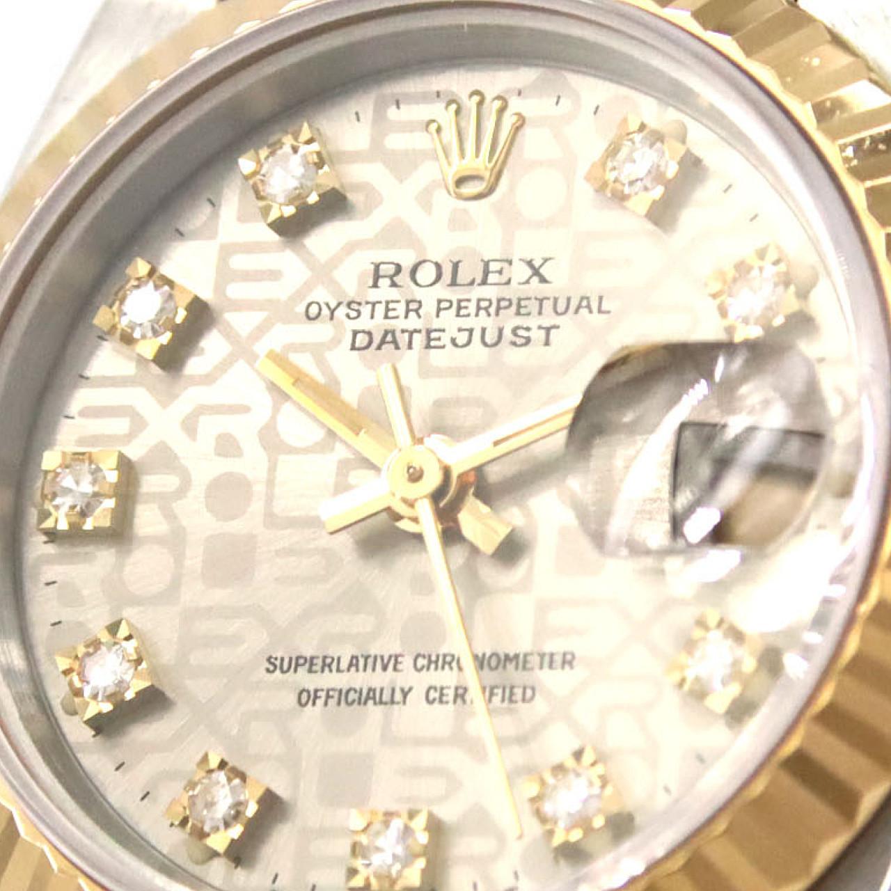 ロレックス デイトジャスト 69173G. SSxYG 自動巻 X番