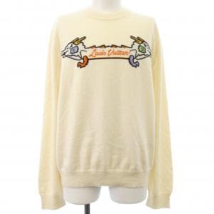 ルイヴィトン LOUIS VUITTON インタルシアジャカードグラフィックカシミヤクルーネック　NIGO HMN02WDLB ニット